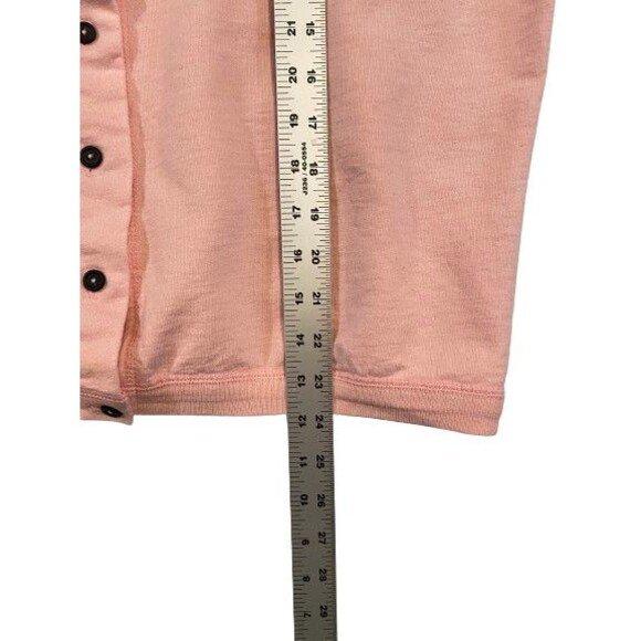 Womens Short Jacket Size XL Pink Lightweight Button Up False Alarm New York - Picture 5 of 5